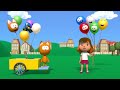 Fünf Luftballons! - Kinderlieder deutsch - Kote TV