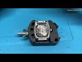 Restoration  Franck Muller V32 Full Diamond watch buried after many years
