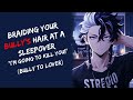 Braiding Your Bully's Hair At A Sleepover 