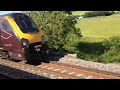 Class 220 Voyager at Speed near Reading