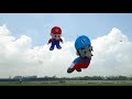 Marina barrage Mario n Luigi kite laundry fly