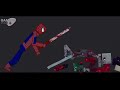 Spider-Man Team and Hulk vs Minecraft Creatures on Acid Sea in People Playground