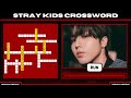STRAY KIDS CROSSWORD PUZZLE | Guess The SKZ Songs while Solving The Crossword Puzzle