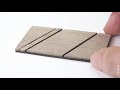How to Make Amazing House(model) #3 - Herringbone Tile & wooden door