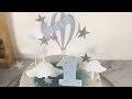 Birthday Cake for Baby Boy - Blue Cake - Air Balloon Cake - Wholy Cake