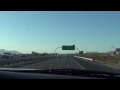 I-25 North through Las Cruces, NM (in the daytime)