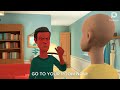 (500 subscribers special) Caillou break's in someone's house/grounded