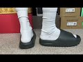 Are These Better than Onyx? Adidas Yeezy Slide Dark Onyx On Feet Review With Sizing Tips