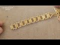 Boru boncuklu Yıldız Bileklik yapımı/ Bugle Star bracelet/ How to make beaded bracelet