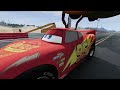 Escape from Giant Mike the Clown Chaser, Lightning McQueen vs. Mike | BeamNG.Drive
