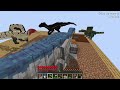 Minecraft pero SOMOS DINOSAURIOS en Un Bloque!