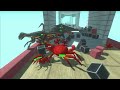 Red Crab or Carnivorous Dinosaur - Who is Stronger?