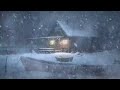 Beat All Stress & Relax with Heavy Blizzard Sounds for Sleeping | Winter Cold Ambience |Howling Wind