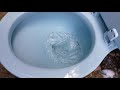 Part 1/2 DRESDEN BLUE Rare 1957 Blue Universal Rundle Toilet