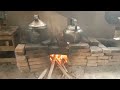 COOKING WITH A TRADITIONAL STOVE IN THE MORNING