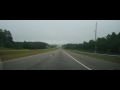 Driving on Interstate 22 from Mississippi to Birmingham, Alabama