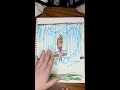 Drawing A Girl On A Swing