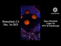 Space Mountain Lights On: Full Experience - Disneyland, California