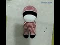 How to Make a Sock Doll, DIY dolls from socks (2 socks style)