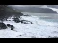 Girl gets swept by massive waves (Queen's bath, Kauai)