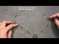 DIY Beaded Vintage Necklace and Pendant with Crystal Bicones, Golden Pearls 手工串珠项链吊坠