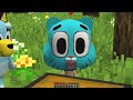 7 HACKS de CONSTRUCCIÓN SEGURA de la CASA DE GUMBALL Y DARWIN vs GUMBALL MUTANTE en MINECRAFT