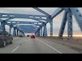 highway driving, PA Philadelphia 4k video