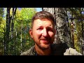 HIDING FROM BAD WEATHER IN A DUGOUT | BACK TO THE HOUSE UNDERGROUND | Life in TAIGA - Lesnye