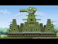 MEGA BOSS: BREAKTHROUGH ROCKET ICE FIRE  vs MEGA TANK - Cartoons about tank/Nina tank cartoon