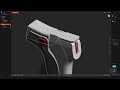 How to Model Inside With Plasticity | Futuristic Hand Grip