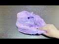 PURPLE SLIME ! CLAY PIPING BAGS VS MAKEUP VS GLITTER VS FLOAM! Mixing Random Things Into Slime #5397