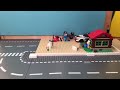 a windy day in Lego city
