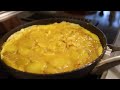 Spanish omelette — traditional and modernized