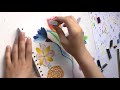 Drawing Beautiful and Creative Flowers Using Oil Pastel for Beginners