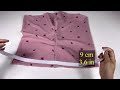 Sewing 90 / Tips sewing clothes! If you're a beginner, you'll be amazed with this easy sewing method