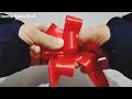 how to make gift decoration ribbon||cara mudah membuat pita hiasan kado