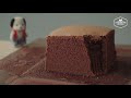 초콜릿 코튼 스폰지 케이크 만들기, 초코 대만 카스테라:Chocolate Cotton Sponge Cake(Taiwanese Castella) Recipe |Cooking tree