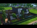 Let's Build a Modern House for a Big Family in The Sims