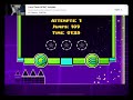 Geometry dash dry out complete 1st attempt