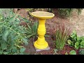 Easy DIY Birdbath