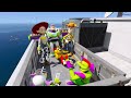GTA 5 Toy Story vs Glamrock Animatronics FNAF Ragdolls & Fails (Funny)
