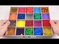 Satisfying Video l Mixing All My Slime Smoothie WITH Making Slime-Stamp AND Foam Cutting ASMR  #2024