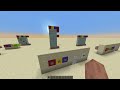 Minecraft Button Combination Lock Using Command Blocks