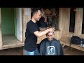 CUKUR RAMBUT GRATIS DI DEPAN WARUNG TETANGGA | Si kake mintanya di rapihin aja,,,!!! @mament_86