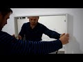 How to hang a mirror on a wall, quickly and cleanly. Smart and easy way