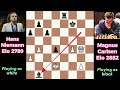 Perfect chess game 56, magnus Carlsen vs Hans Niemann
