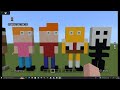Minecraft Models of my Friends and Family