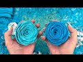 ASMR 4K★Soap boxes with foam&glitter★Soap roses★
