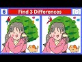 FIND the differences| Spot the Differences| Find the 3 Differences💖👍🤯#findthedifference