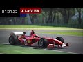 1:24.28 Flying Lap- Ferrari F2004: Assetto Corsa-VELOCIDAD LAGUER- PURE V10